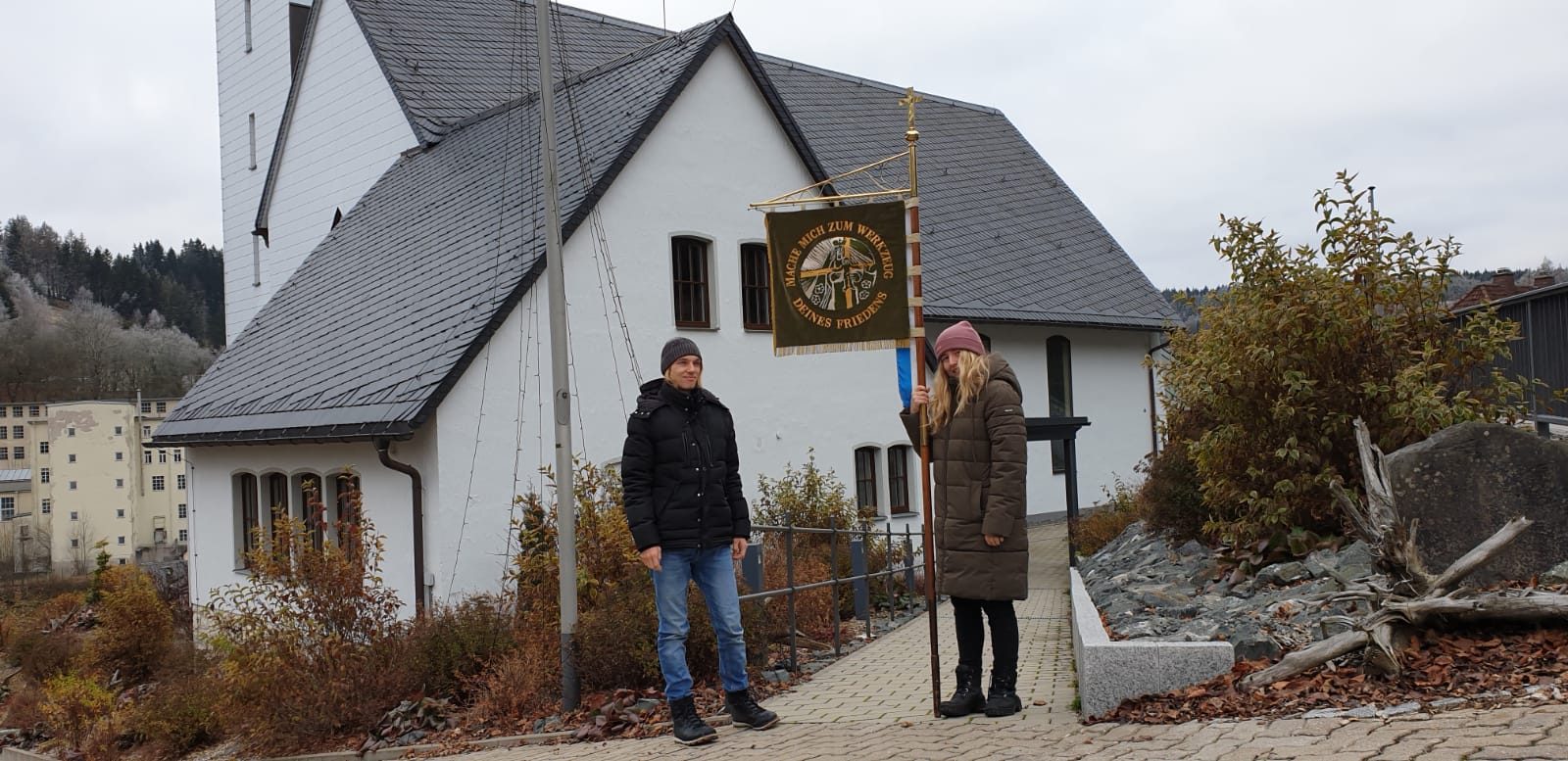 Friedensstandarte in Tettau