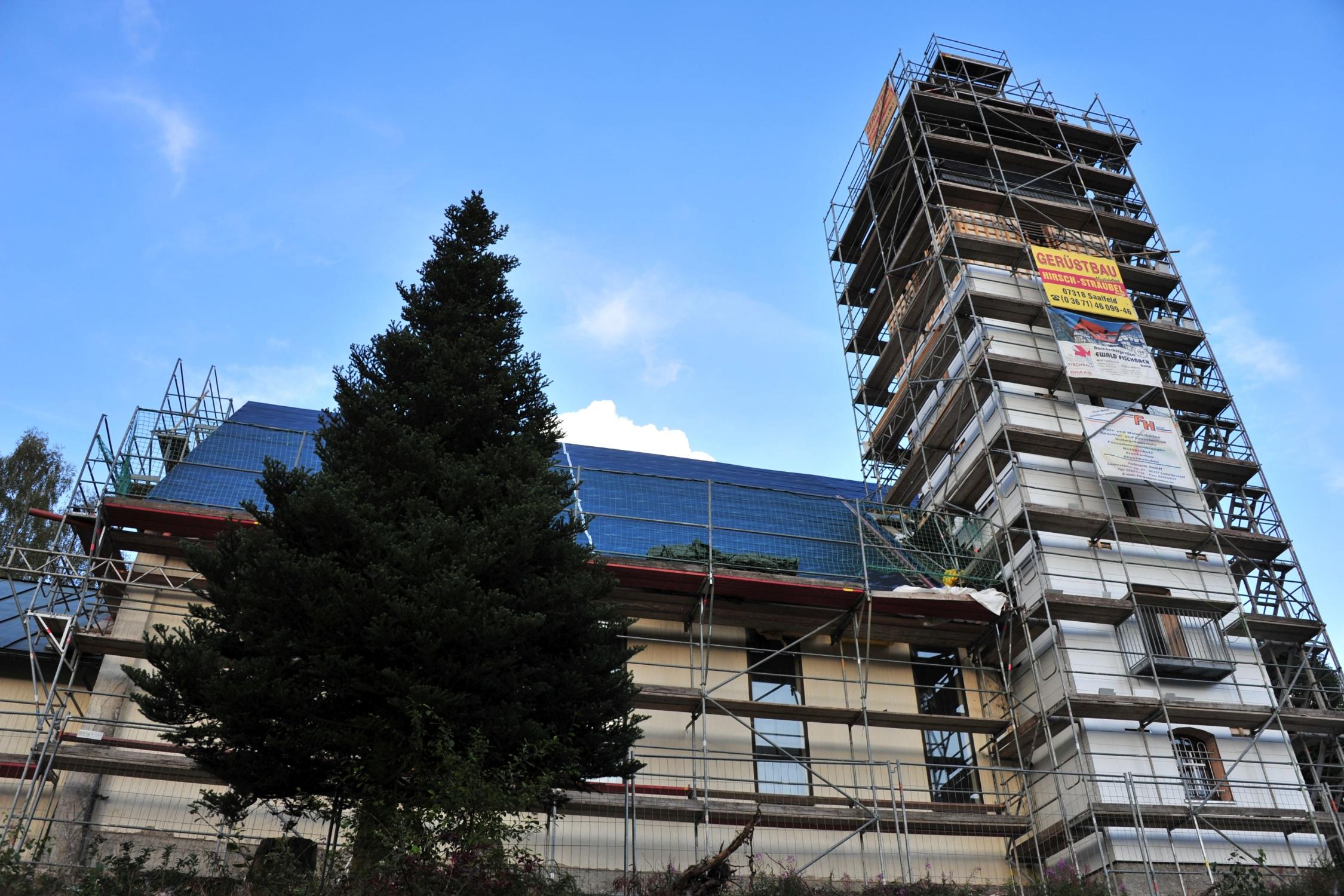 Kirchenrenovierung 2014 Bernhard Christel